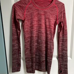 Lululemon womens swiftly tech long sleeve ombré